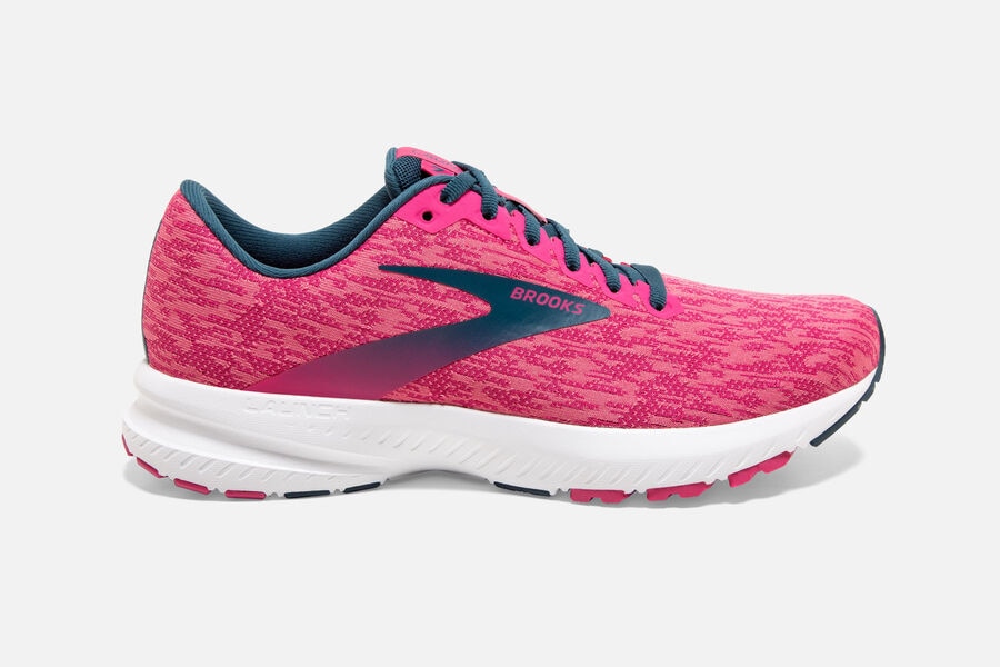 Brooks Launch 7 Womens UK - Road Running Shoes - Pink 646-SYRGLN